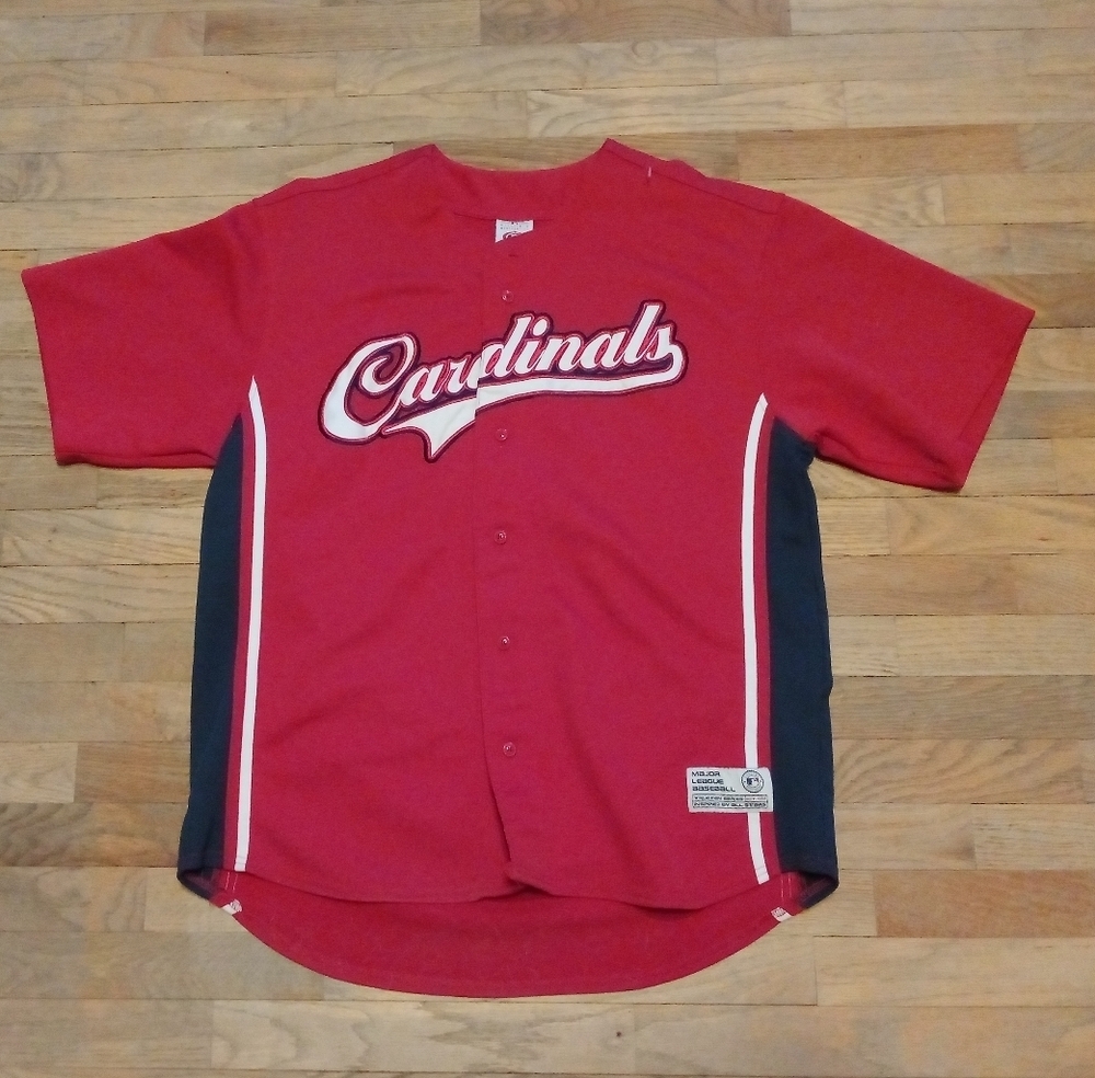 Scott Rolen #27 St. Louis Cardinals MLB Men’s Jersey Button Up XL 2000s - Picture 9 of 9